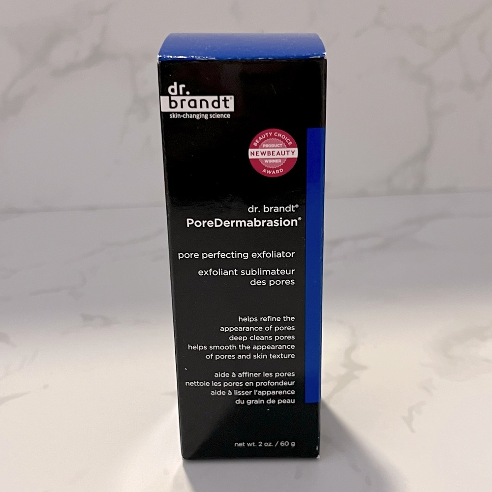 NEW! Dr. Brandt PoreDermabrasion Pore Perfecting Exfoliator $59.00 Retail.